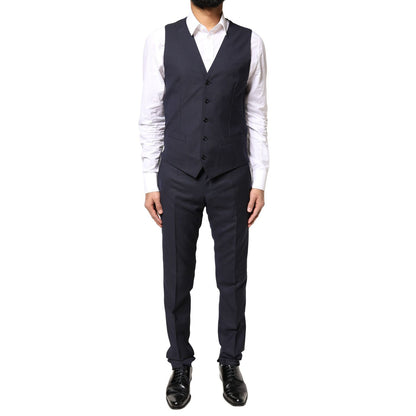 Dolce & Gabbana Black Fantasy MARTINI 3 Piece Formal Suit