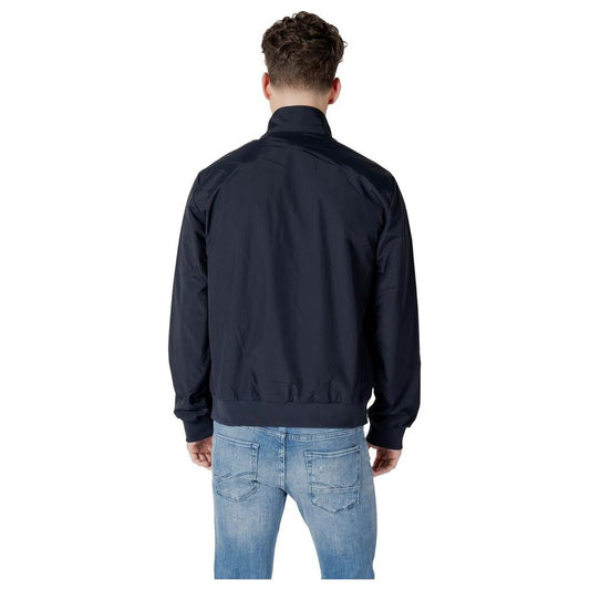 EA7 Emporio Armani Blue Polyamide Jacket EA7 Emporio Armani Dark Slate Gray