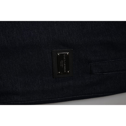 Dolce & Gabbana Black Jacquard Jogger Men Sweatpants Pants