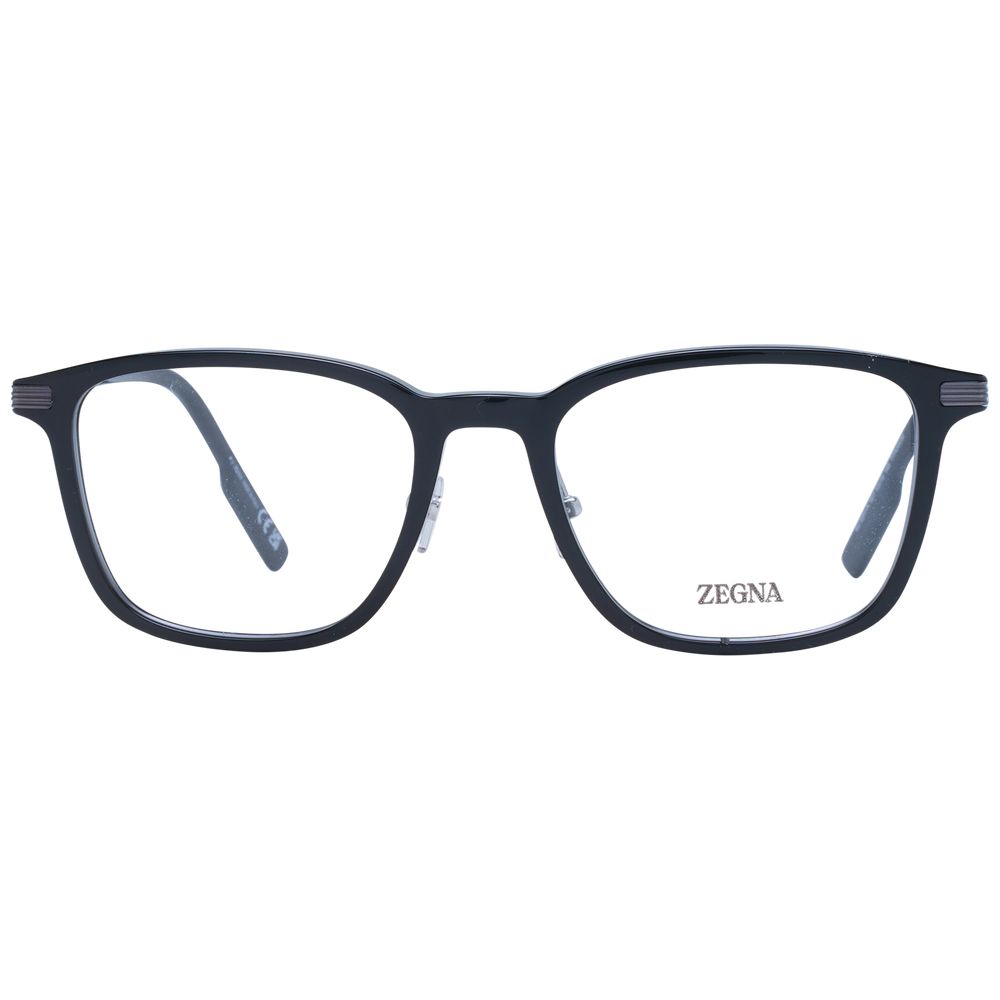 Ermenegildo Zegna Black Men Glasses Frame