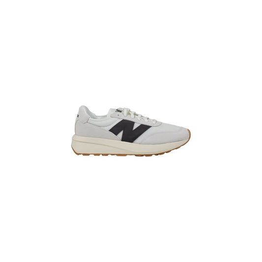 New Balance White Suede Leather Sneaker