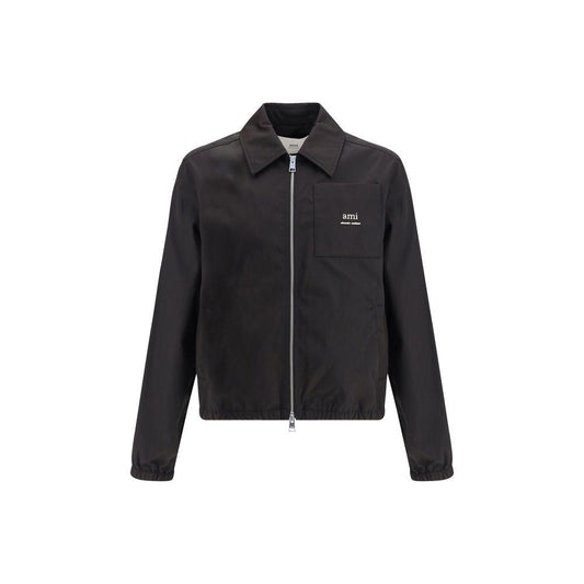 Ami Paris Logoed Jacket Ami Paris Dark Slate Gray