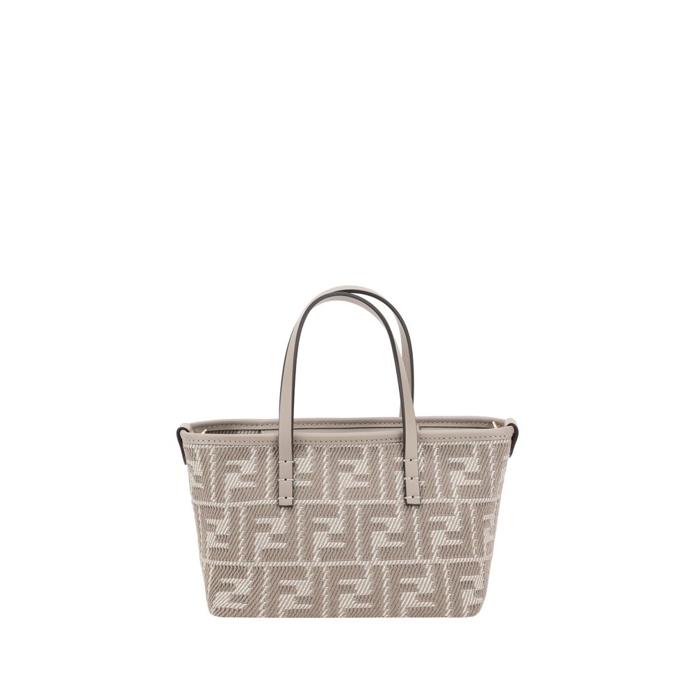 Front view with bag zipped and handles upright.