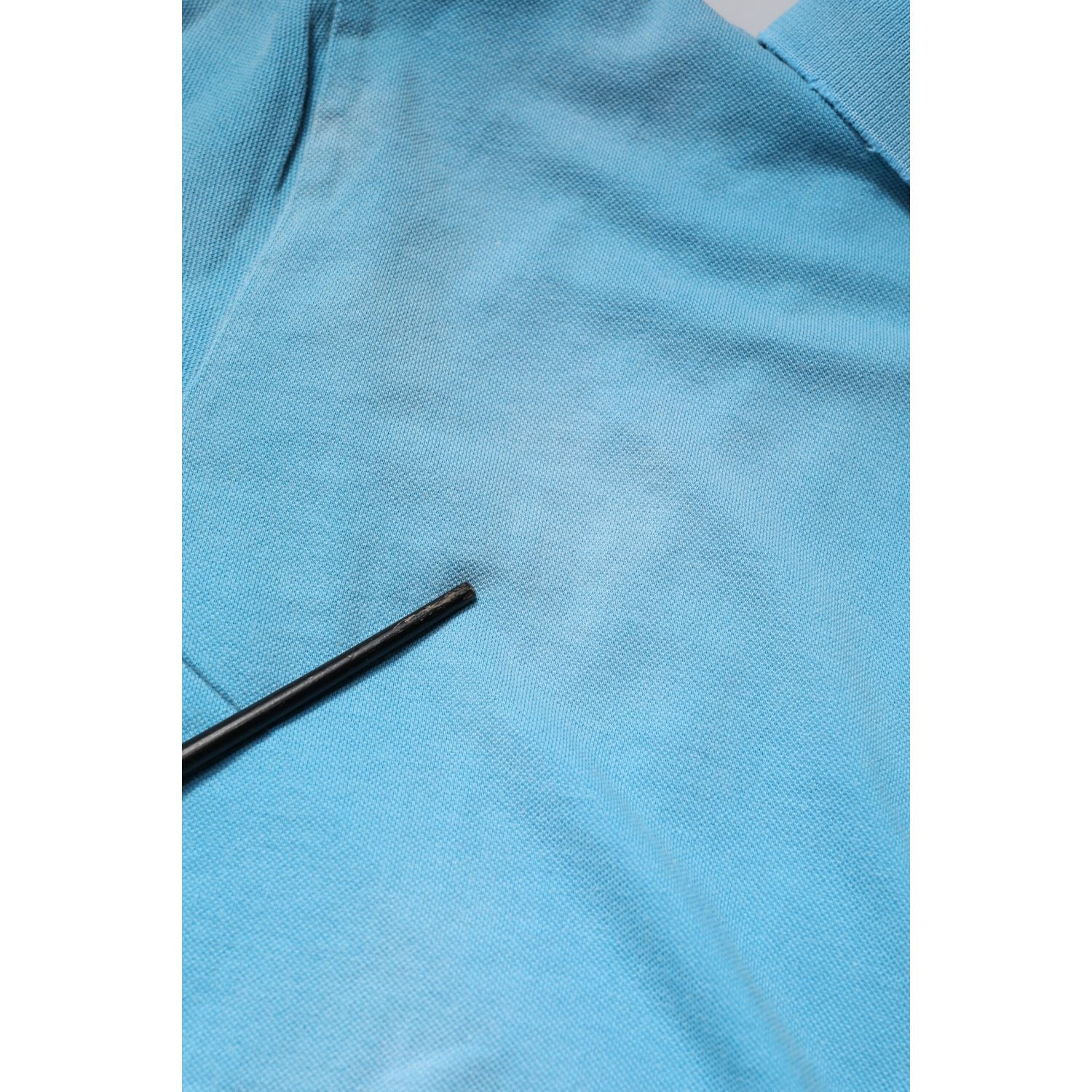 Dolce & Gabbana Blue Cotton Crown Collared Men Polo T-shirt