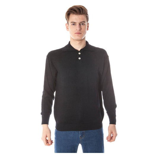 Yuko Black Silk Sweater Yuko Dark Slate Gray