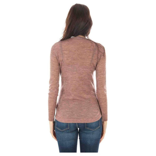 Fred Perry Pink Wool Sweater Fred Perry Rosy Brown