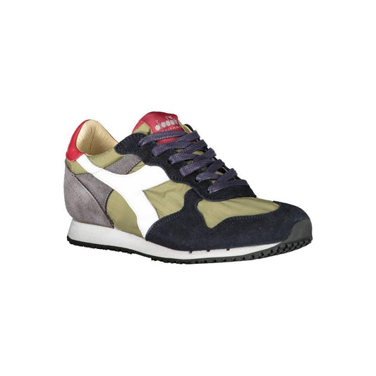 Diadora Green Leather Women Sneaker Diadora Dark Slate Gray