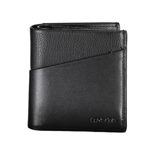 Calvin Klein Black Recycled Polyester Men Wallet CA-26293