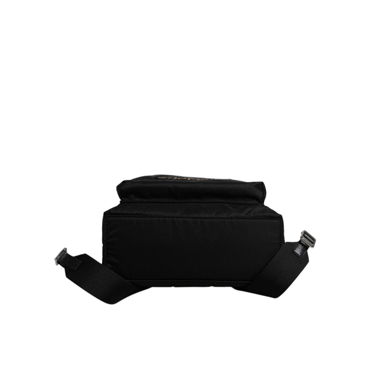 Dolce & Gabbana Black Nylon #DGFAMILY Embellished Backpack VULCANO Bag