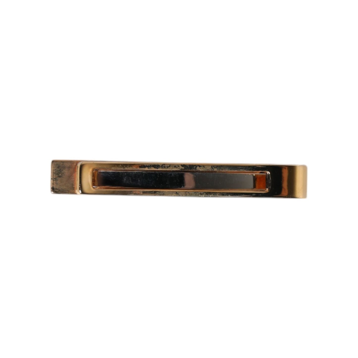 Dolce & Gabbana Multicolor Gold Tone Brass Tie Clip Bar