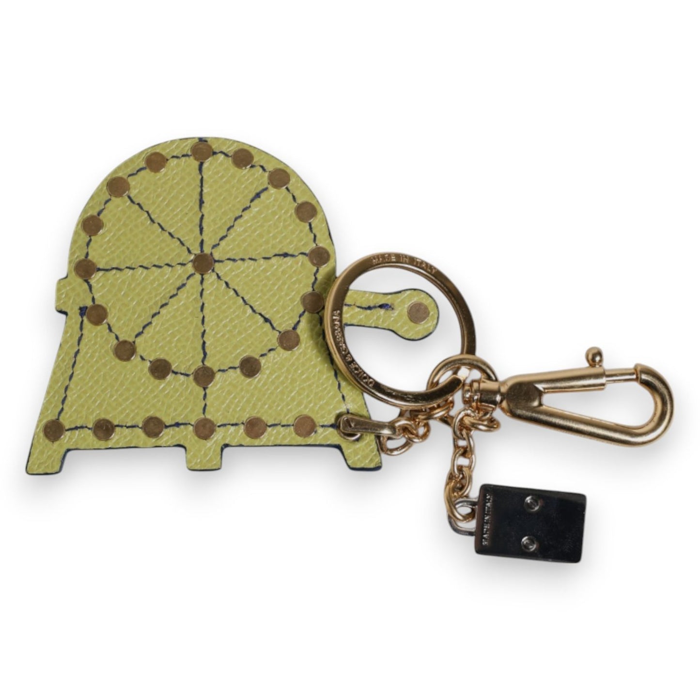 Dolce & Gabbana Multicolor Gold Tone Carretto Keychain Keyring