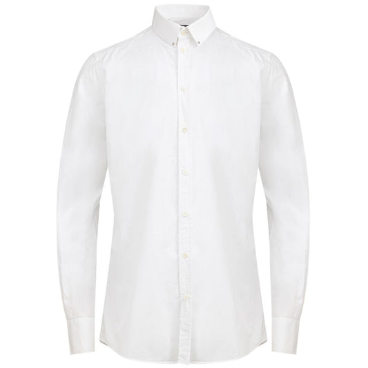 Dolce & Gabbana White Cotton Shirt DO-8317666-42