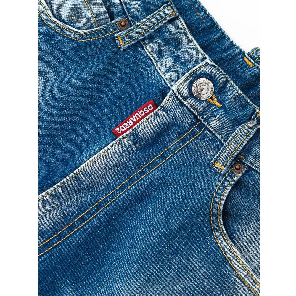 Dsquared² Blue Cotton Jeans Denim