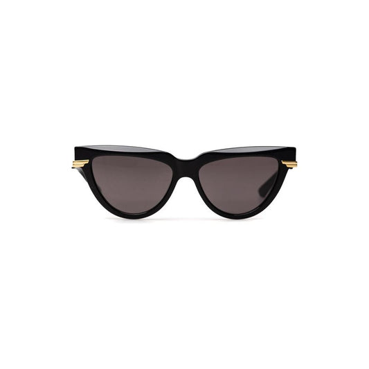 Bottega Veneta Black Acetate Sunglasses Bottega Veneta Dim Gray