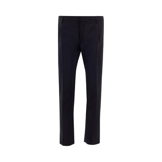 Valentino Black Wool Jeans & Pant Valentino Black
