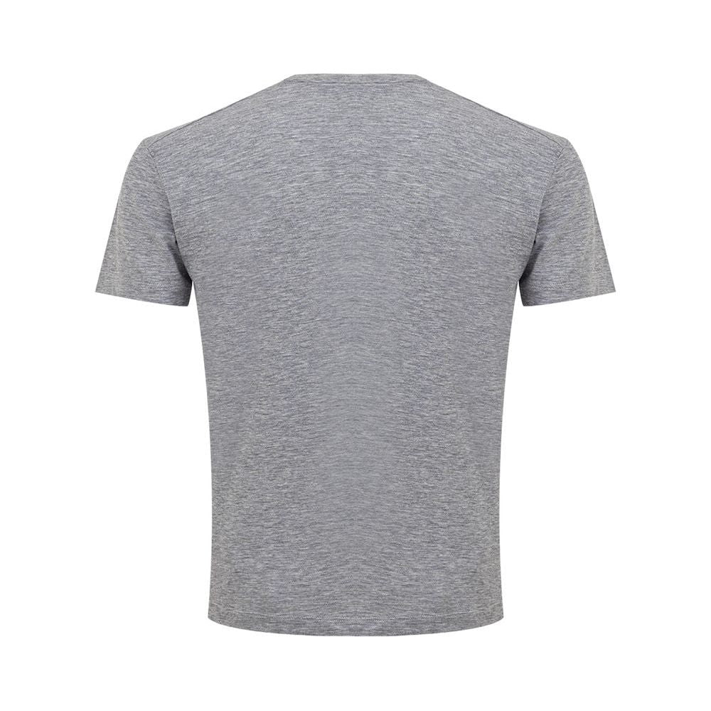 Dsquared² Sleek Gray Cotton Tee for Stylish Men