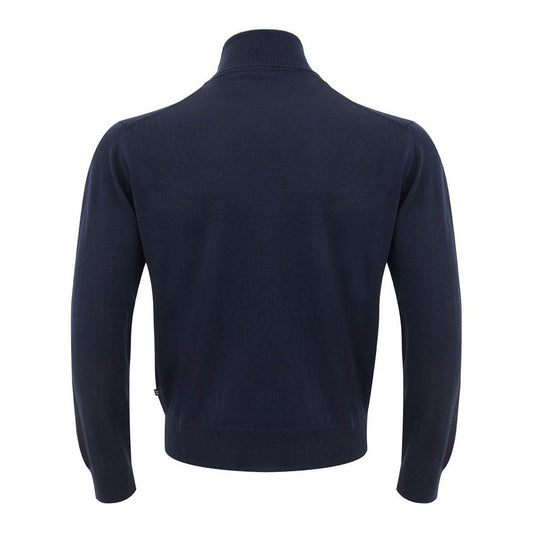 FERRANTE Elegant Woolen Italian Crafted Men's Sweater FERRANTE Dark Slate Gray
