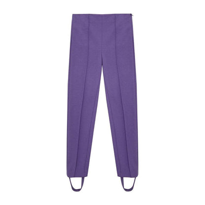 Lardini Elegant Purple Viscose Pants