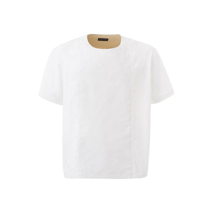 Emporio Armani White Cotton T-Shirt