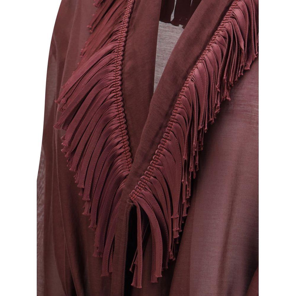 Forte_Forte Fringed long Robe FO-13896MYCOATF47M2578-II/M