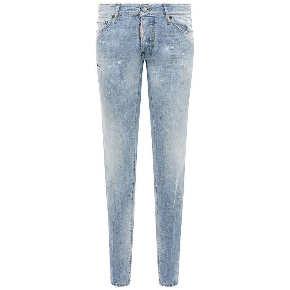 Dsquared² Blue Cotton Men Jeans