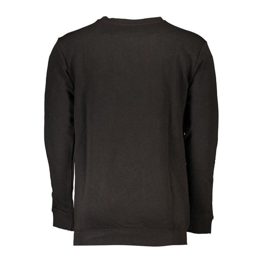 Cavalli Class Black Cotton Sweater Cavalli Class Dark Slate Gray