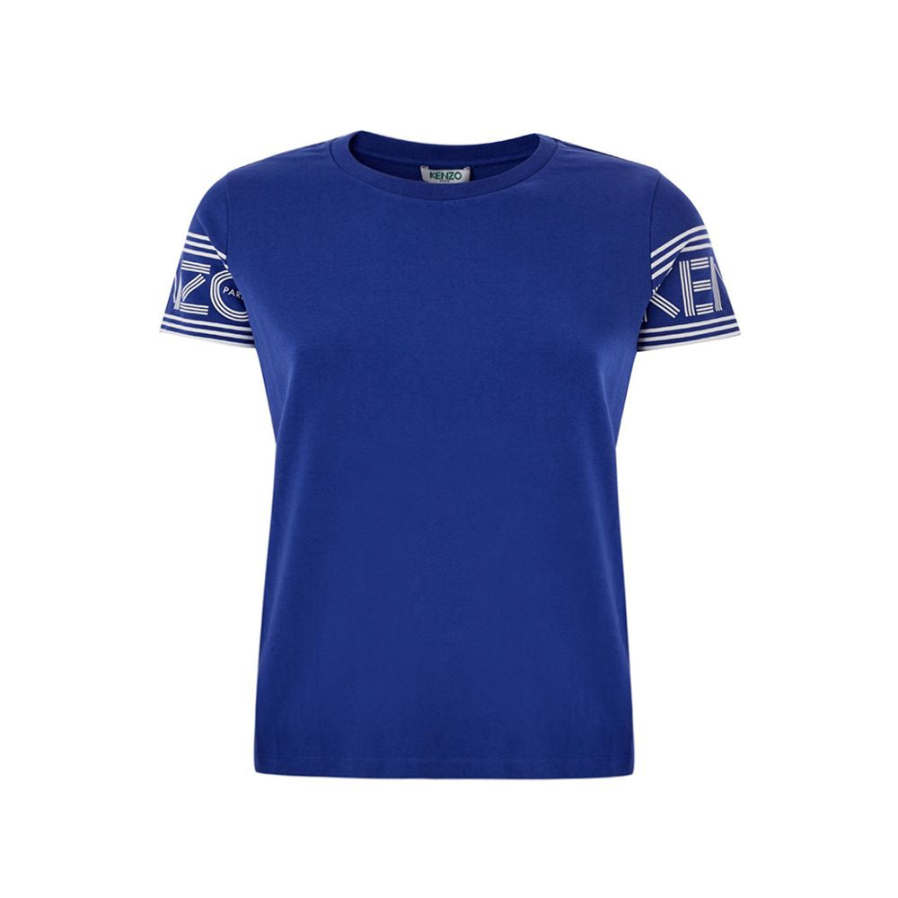 Kenzo Chic Blue Cotton Tee for Stylish Comfort KE-1355673-XXS