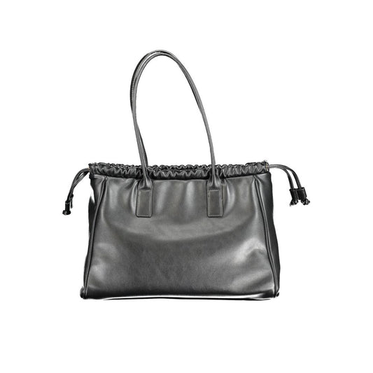 Valentino Bags Black Polyethylene Handbag Valentino Bags Dim Gray