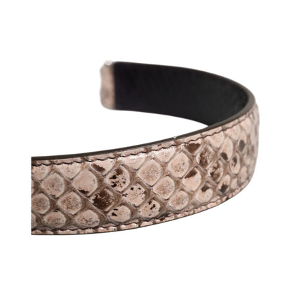 Dolce & Gabbana Black Cream Exotic Leather Bag Shoulder Strap