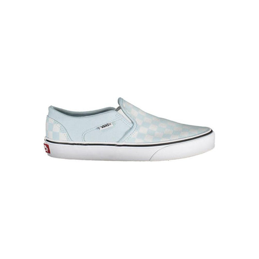 Vans Light Blue Polyester Women Sneaker Vans Light Gray