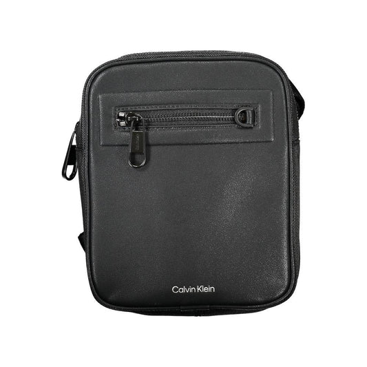 Calvin Klein Sleek Black Shoulder Bag with Contrasting Details Calvin Klein Dark Slate Gray