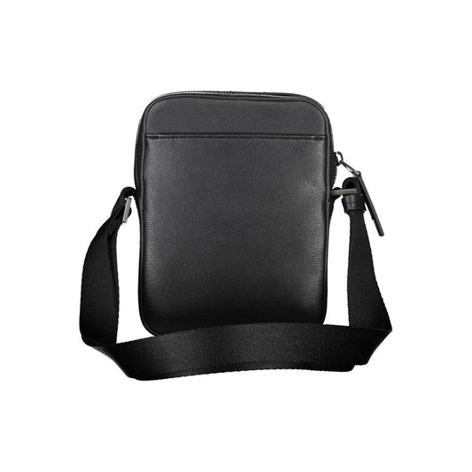 Calvin Klein Elegant Black Shoulder Bag with Sleek Detailing Calvin Klein Dark Slate Gray