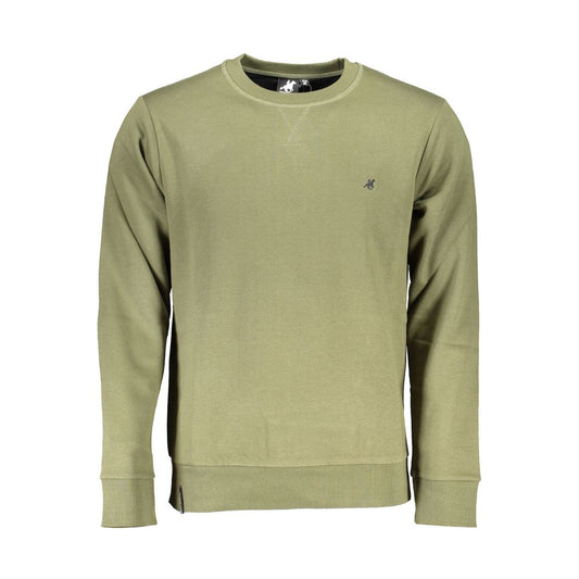 U.S. Grand Polo Green Cotton Sweater U.S. Grand Polo Dark Khaki