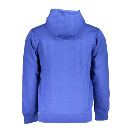 U.S. Grand Polo Blue Cotton Sweater U.S. Grand Polo Slate Blue