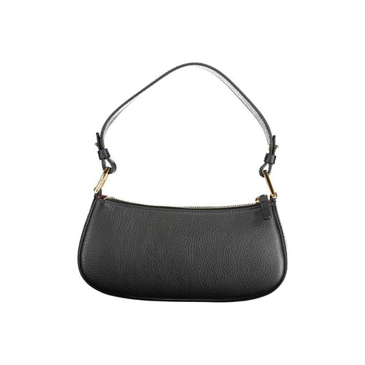 Coccinelle Black Leather Handbag Coccinelle Dark Slate Gray