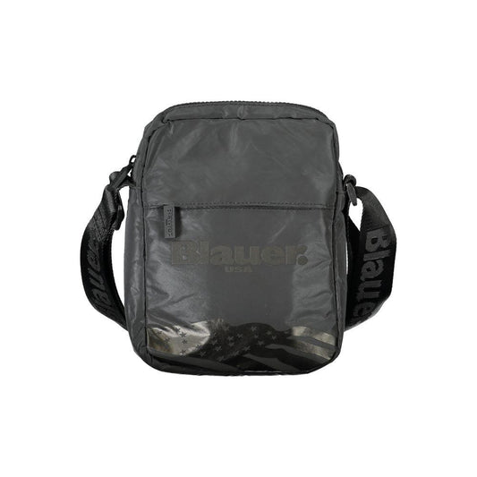 Blauer Sleek Black Shoulder Bag with Adjustable Strap Blauer Dark Slate Gray