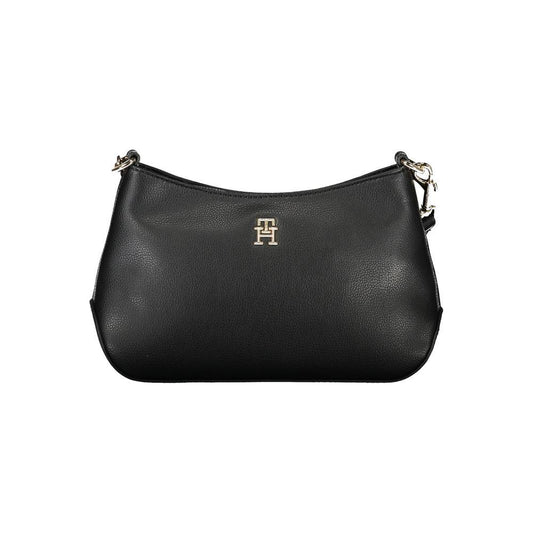 Tommy Hilfiger Black Polyester Handbag Tommy Hilfiger Dark Slate Gray