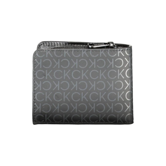 Calvin Klein Black Polyester Wallet Calvin Klein Dim Gray