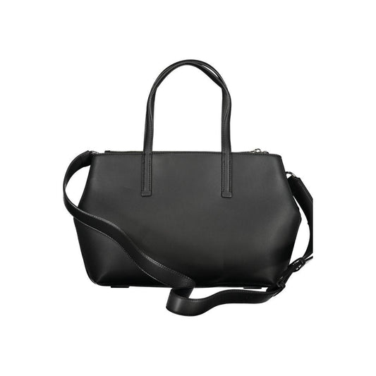 Calvin Klein Black Polyester Handbag Calvin Klein Dark Slate Gray