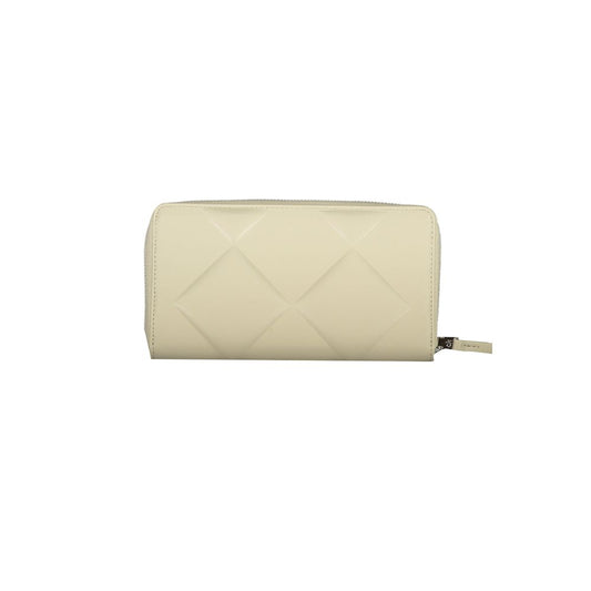 Calvin Klein Beige Polyester Wallet Calvin Klein Gray