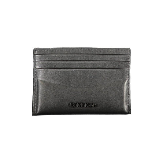 Calvin Klein Black Leather Wallet Calvin Klein Dark Slate Gray