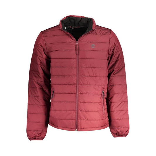 Timberland Red Polyester Jacket Timberland Maroon
