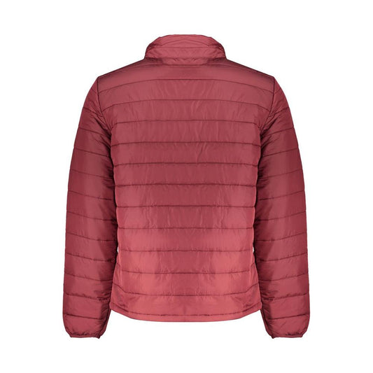 Timberland Red Polyester Jacket Timberland Maroon