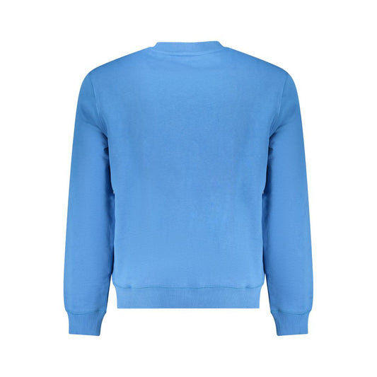 Napapijri Light Blue Cotton Sweater Napapijri Cornflower Blue