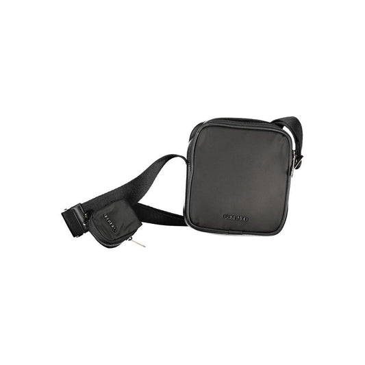 Calvin Klein Black Polyester Shoulder Bag Calvin Klein Dark Slate Gray