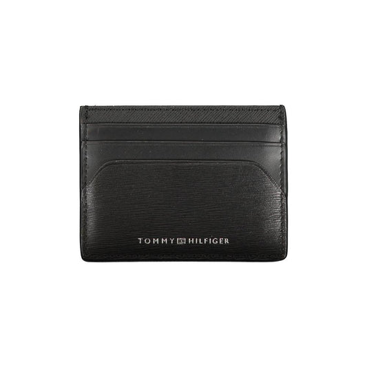 Tommy Hilfiger Black Leather Wallet Tommy Hilfiger Dark Slate Gray