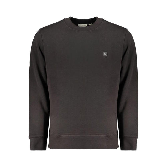 Calvin Klein Black Cotton Sweater Calvin Klein Dark Slate Gray