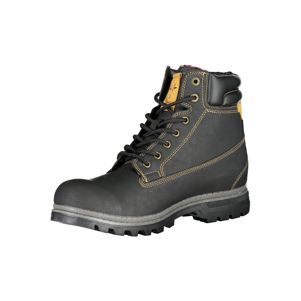 Carrera Black Polyester Mens Boot