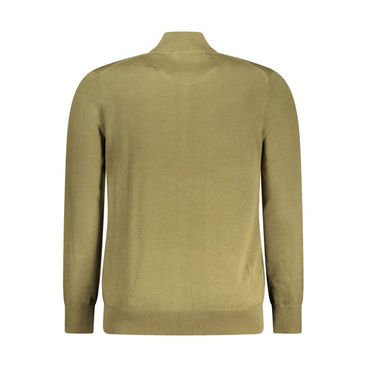 Timberland Green Cotton Men Sweater Timberland Dark Khaki