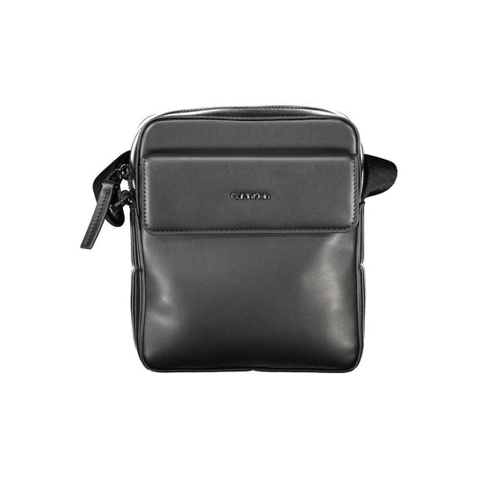 Calvin Klein Black Polyester Men Shoulder Bag Calvin Klein Dark Slate Gray